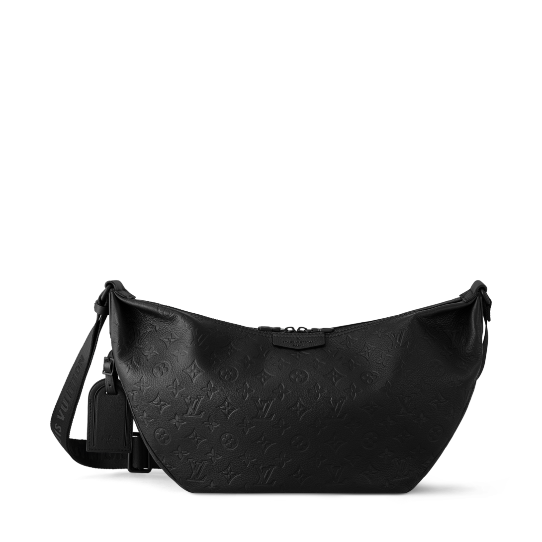 moyaLOUIS VUITTON ブラック ドラムバッグ Hobo Hamac Bag Monogram Shadow Leather - Handbags M12850 | LOUIS